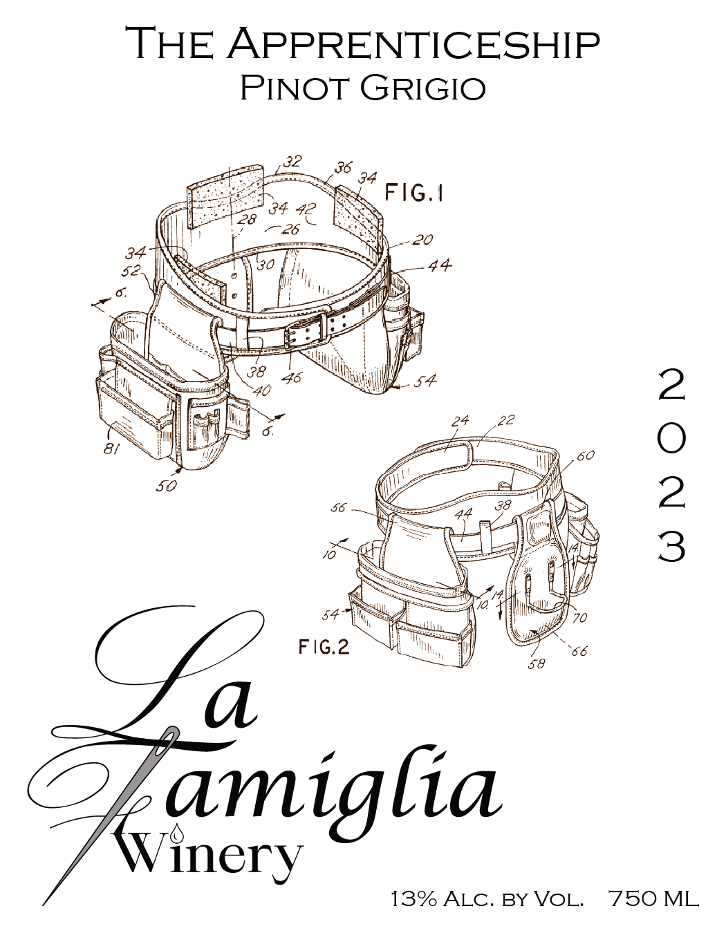 The Apprenticeship- Pinot Grigio White Wine