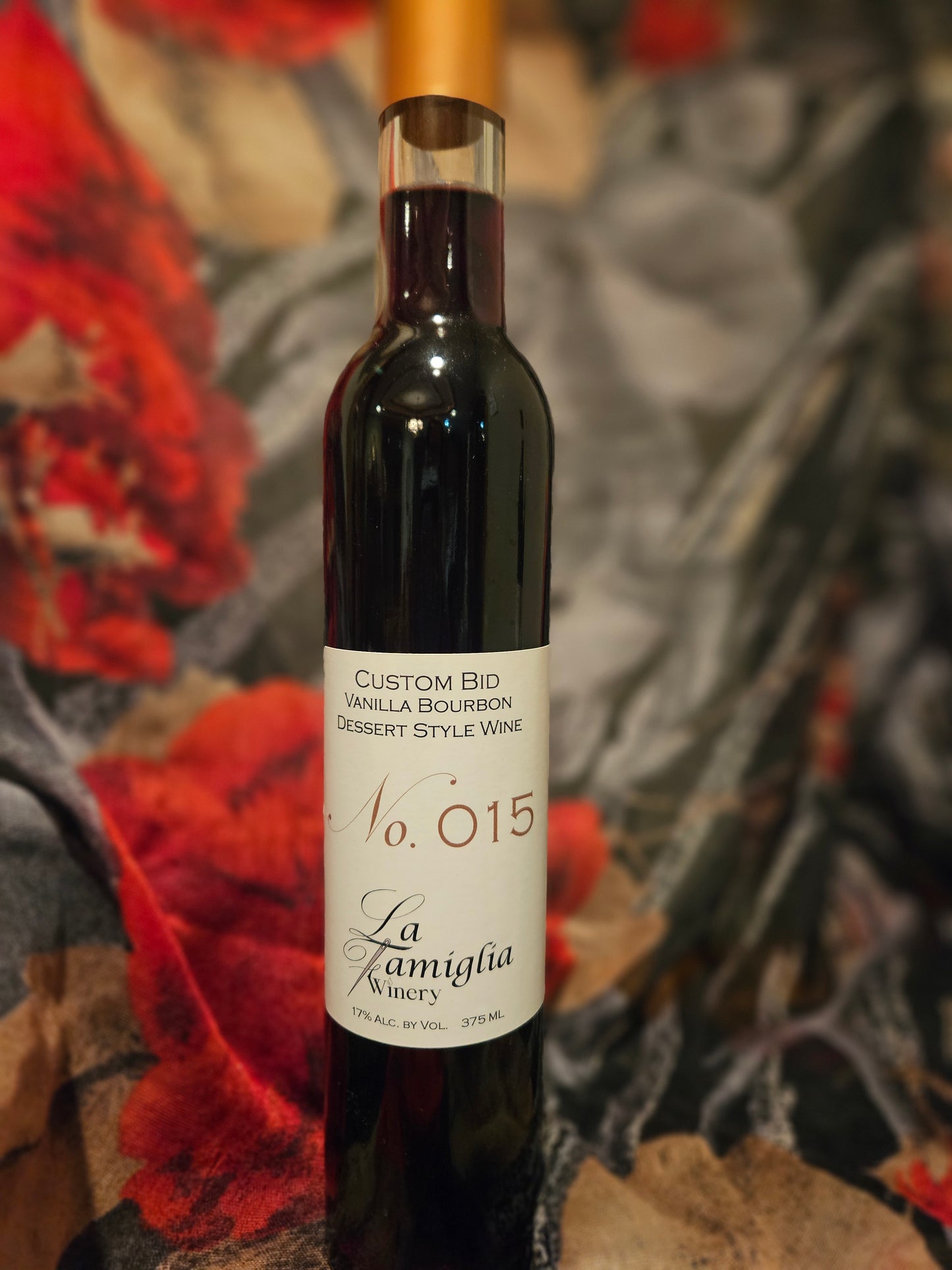 Custom Bid #15 - Vanilla Bourbon Red Dessert Style Wine