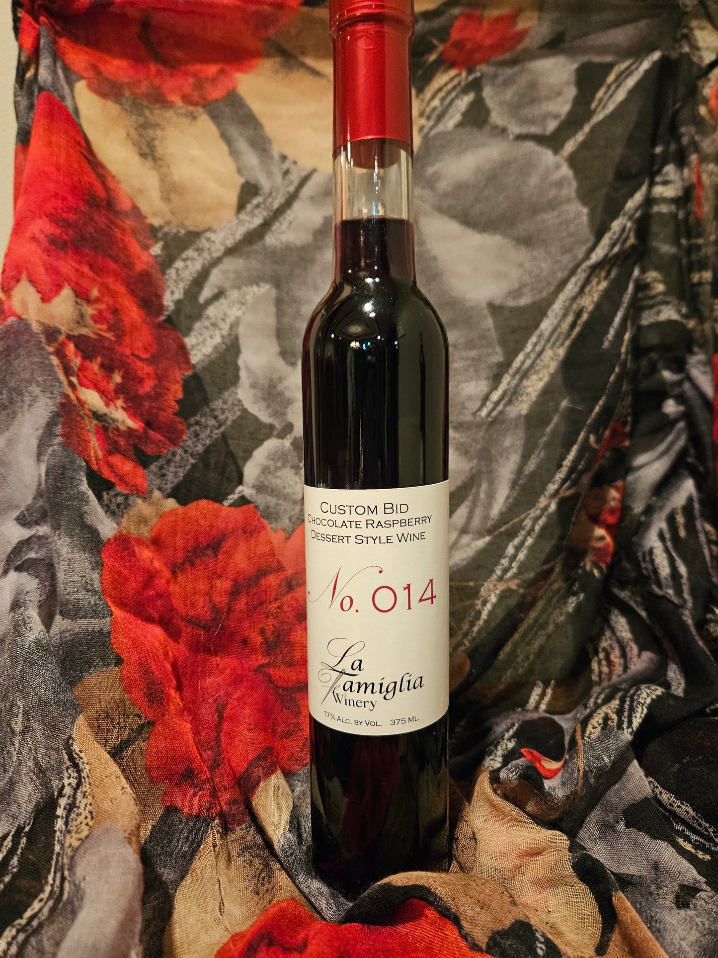 Custom Bid #14 - Chocolate Raspberry Red Dessert Style Wine