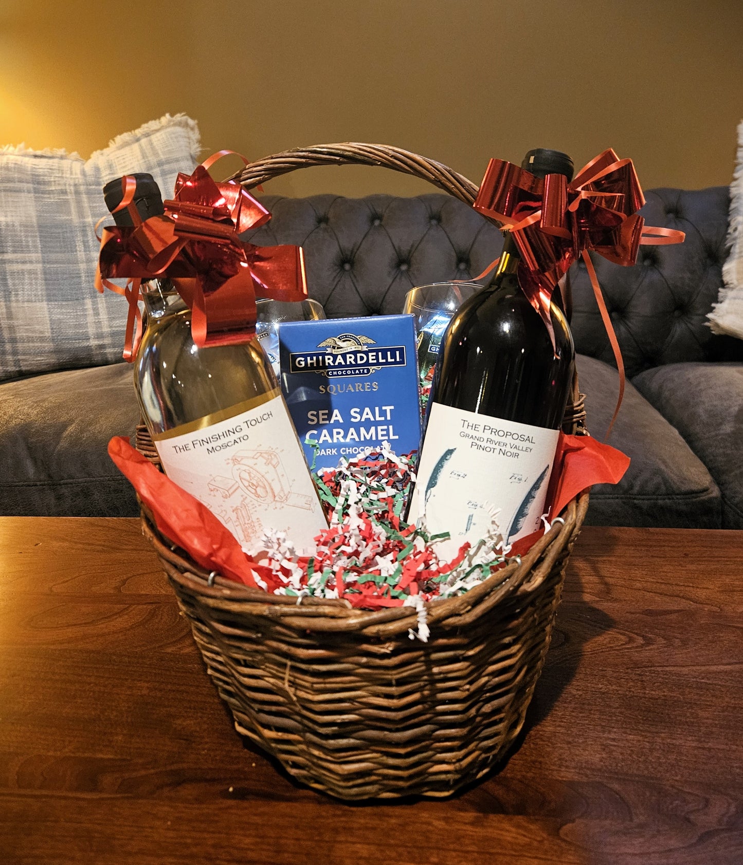 Custom LFW Wine Gift Basket